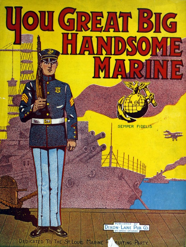 You great big handsome Marine / [by Harold Dixon].