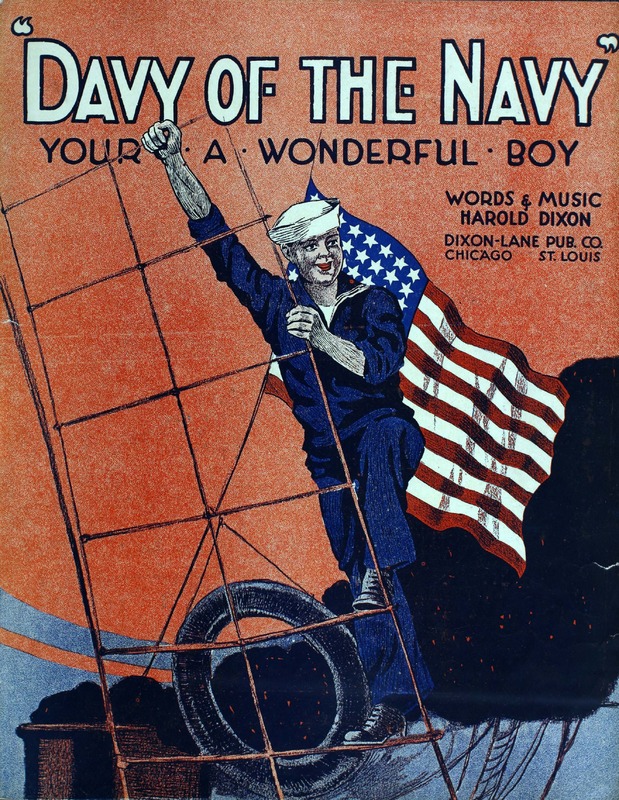 Davy of the Navy : your [sic] a wonderful boy / words & music, Harold Dixon.