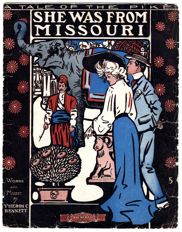 She was from Missouri : a tale of the Pike / words and music by Theron C. Bennett.
