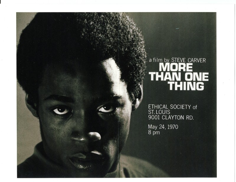 Promotional poster for "More Than One Thing"