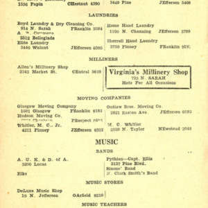 St. Louis Negro Business and Trade Directory, 1934