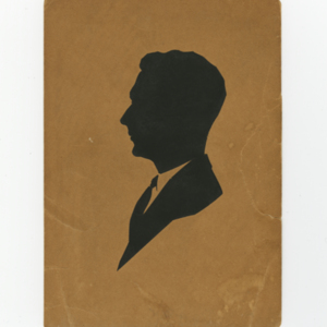 Hans Lodeizen silhouette and letter<br />
