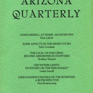 "James Merrill at Home: An Interview" by Ross Labrie from the Arizona Quarterly