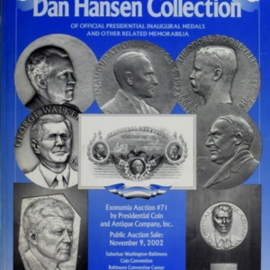 Dan Hansen Collection of Official Presidential Inaugural Medals