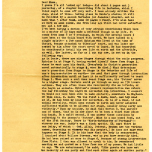 James Merrill letter to Hellen Ingram Plummer<br />
