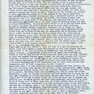 James Merrill letter to Daryl Hine<br />

