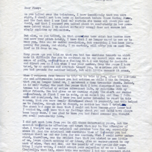 Kimon Friar letter to James Merrill<br />

