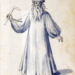 Costume of the Allegorical Figure "Geometry"
