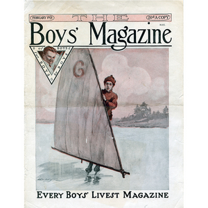 February 1921 Boys Magazine Cover