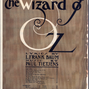 Selection from Baum and Tietjens&#039; musical extravaganza &quot;The Wizard of Oz&quot; 