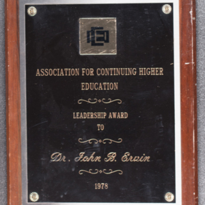 Association for Continuing Higher Education Leadership Award