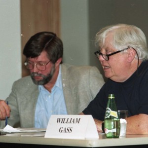 Wayne Fields and William Gass at the Writer and Religion Conference