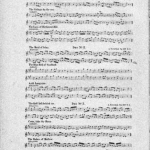 3 duos über englische, schottische und irische volkslieder : für Flöte und Piano : op. 166. Heft 3, Kleeblatt (irisch) / von A. Terschak.
