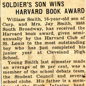 "Solder's Son Wins Harvard Book Award"