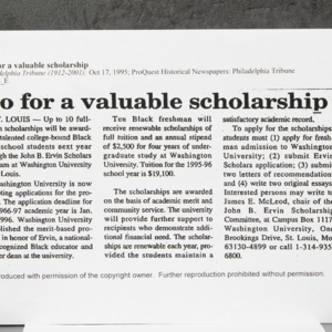 "Go for a valuable scholarship"