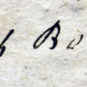 Signature of Jacob Bernays
